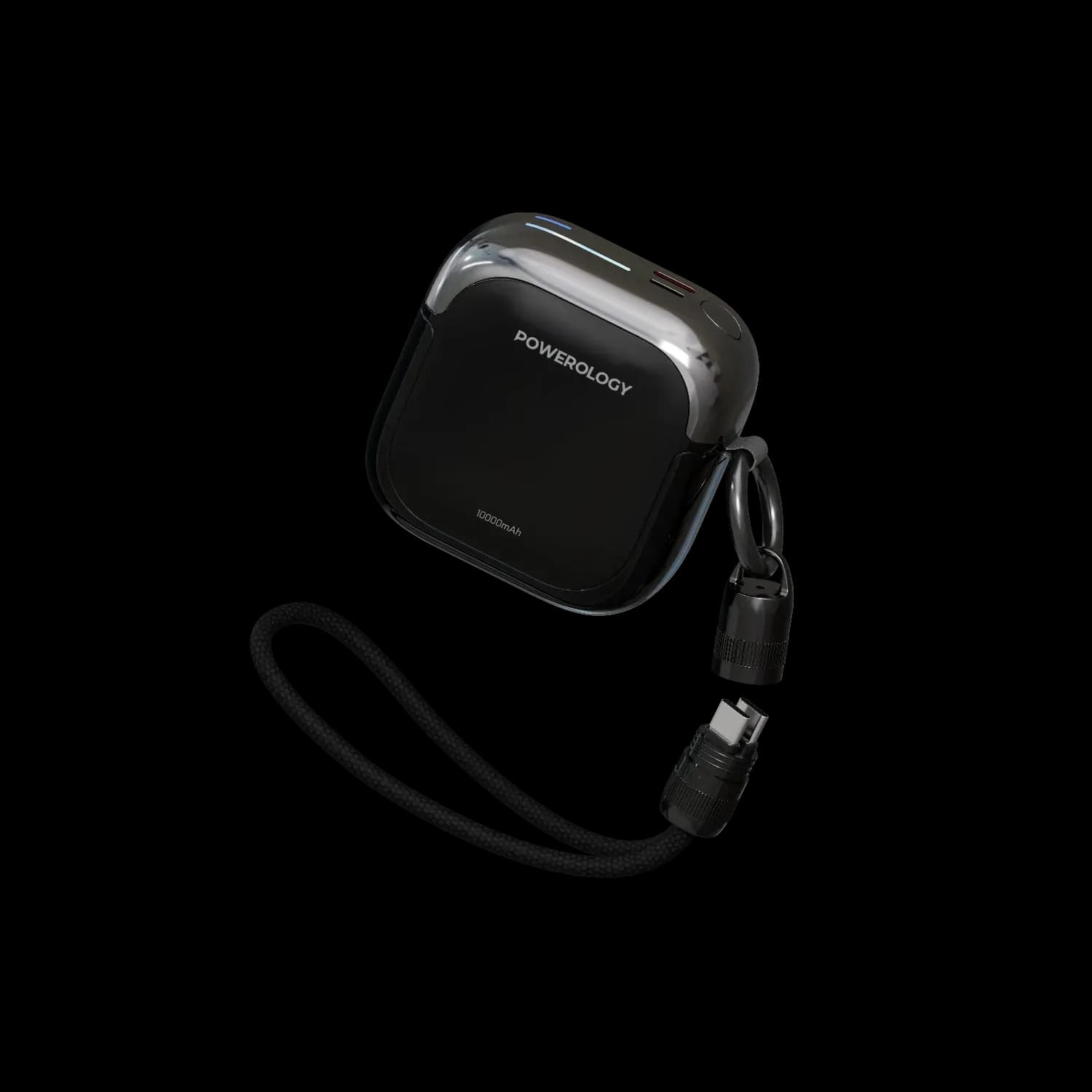 Powerology Power Bank - 10000mAh 22.5W Fast Charge, Black 1 Powerology Power Bank - 10000mAh 22.5W Fast Charge, Black 1