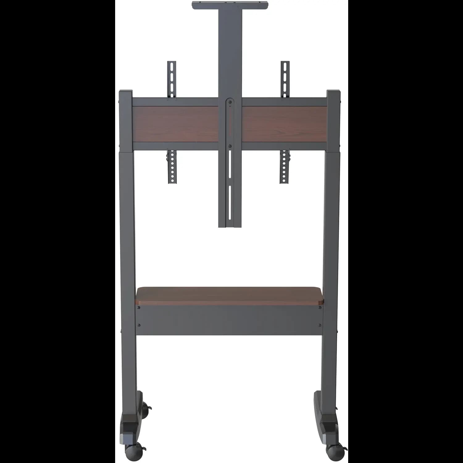 Powerology TV Stand - Electric Height Adjustable, White — Black 1 Powerology TV Stand - Electric Height Adjustable, White — Black 1