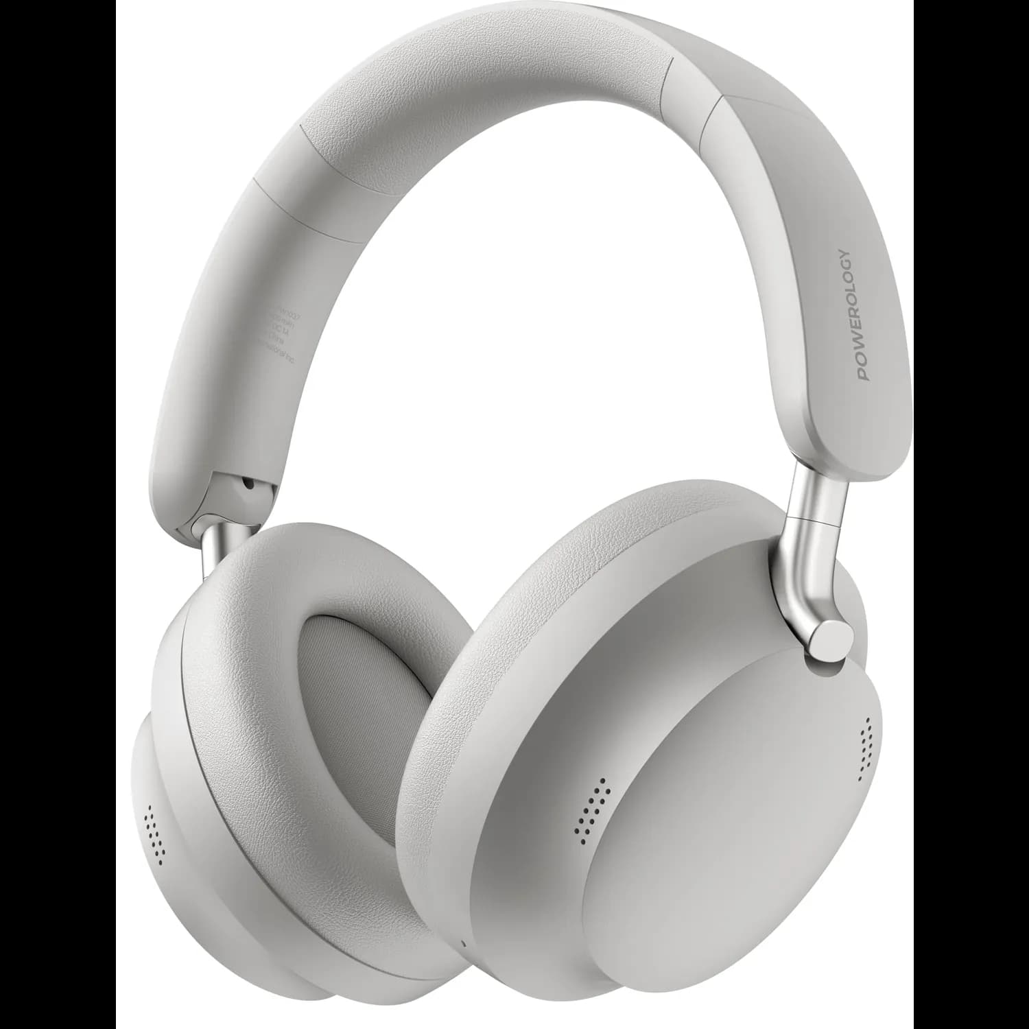 Powerology Headphones SOLIV - Hybrid ANC & ENC, Grey — Grey 1 Powerology Headphones SOLIV - Hybrid ANC & ENC, Grey — Grey 1