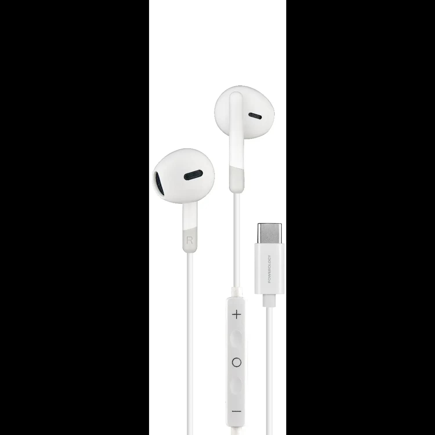 Powerology Stereo Headphone - 14mm Driver, White 1 Powerology Stereo Headphone - 14mm Driver, White 1