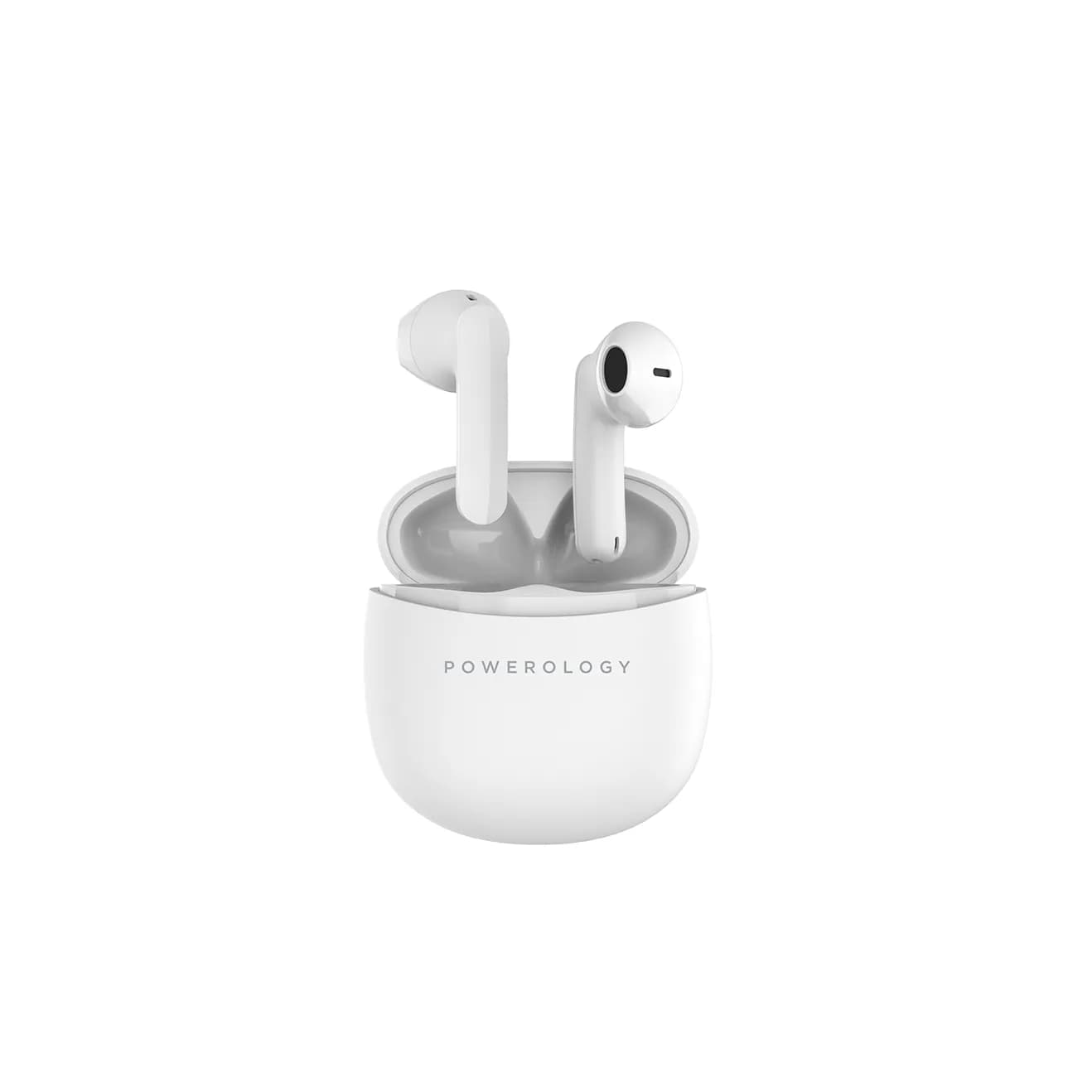 Powerology TWS Stereo Buds PWLAU001 - Bluetooth 5.0, White 1 Powerology TWS Stereo Buds PWLAU001 - Bluetooth 5.0, White 1