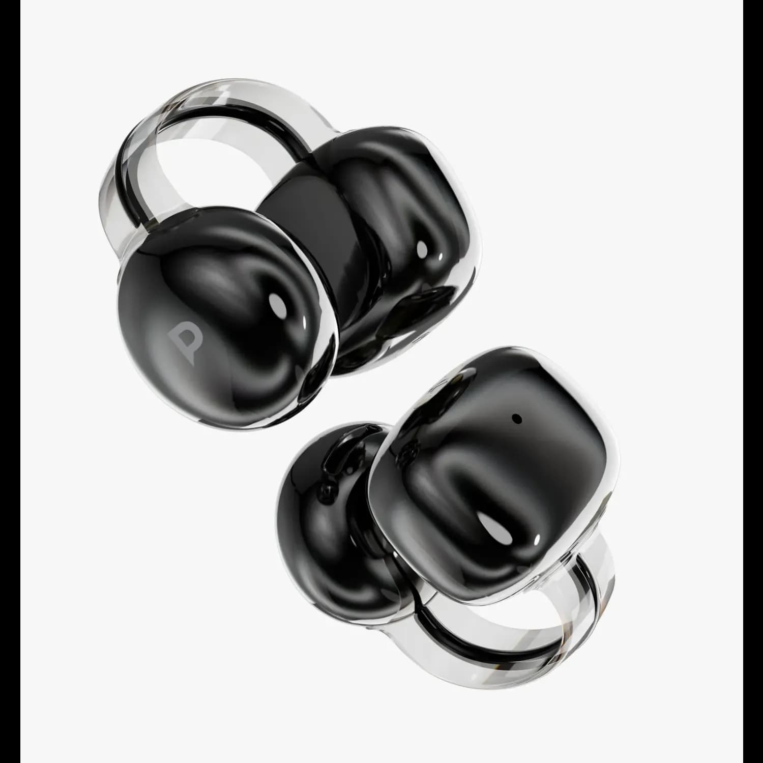 Powerology Earbuds Savai - Open-Ear Clip-On, White — Black 1 Powerology Earbuds Savai - Open-Ear Clip-On, White — Black 1
