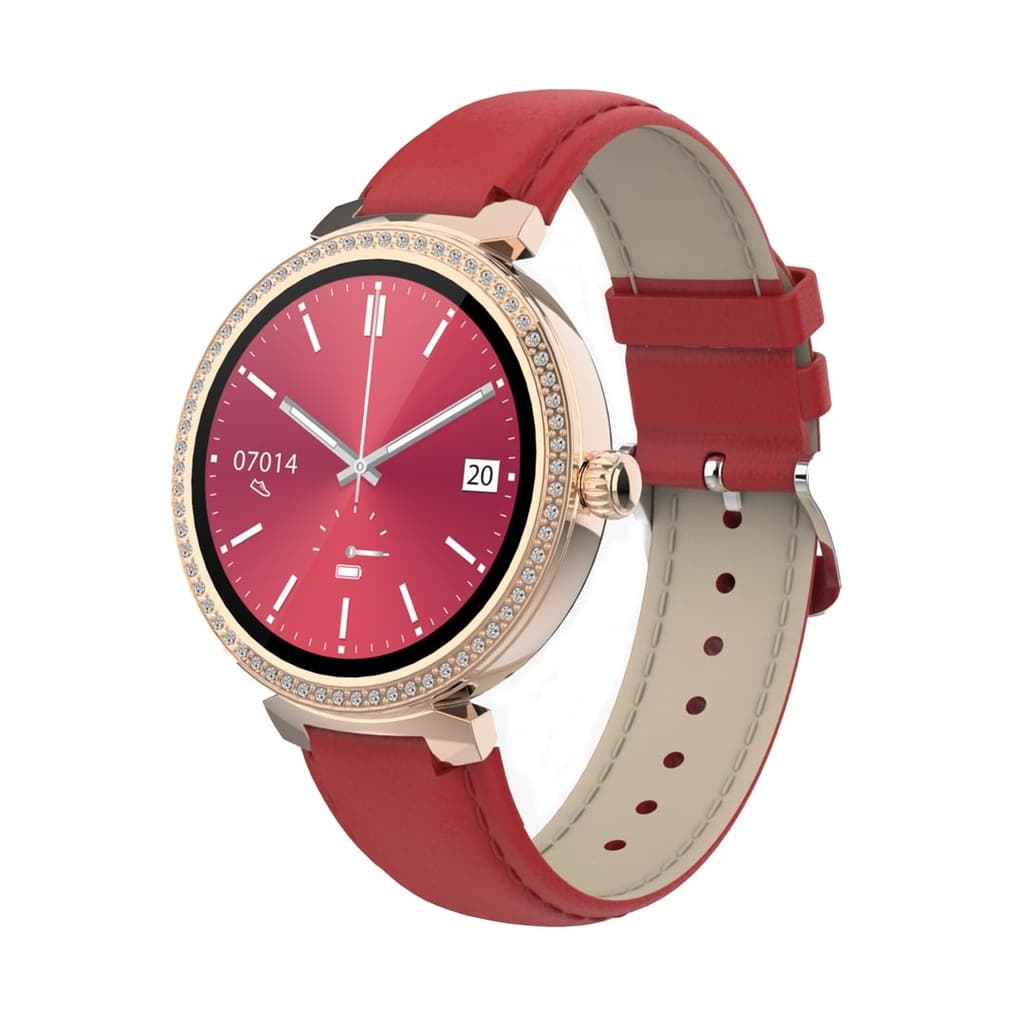 Porodo Belle Smart Watch AMOLED Display — Red 1 Porodo Belle Smart Watch AMOLED Display — Red 1