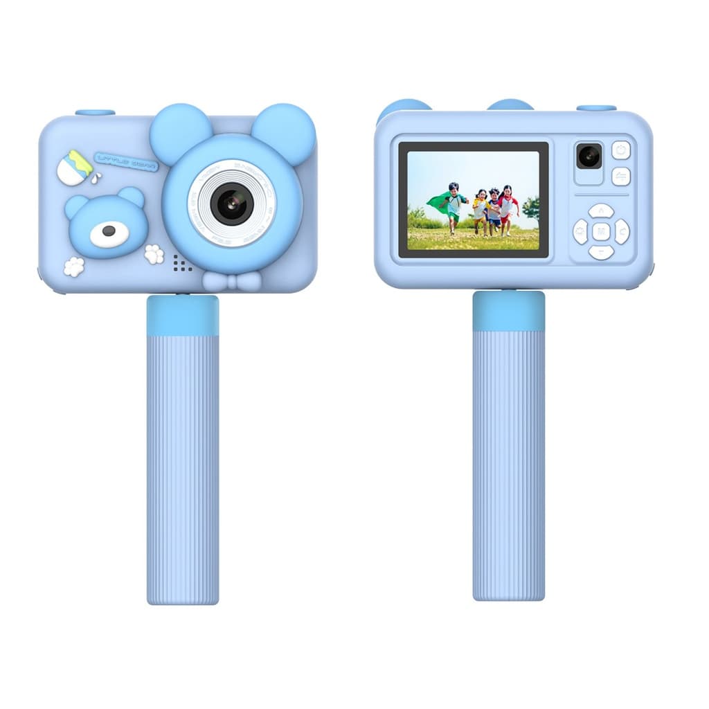 Porodo Kids Digital Camera with Tripod Stand 26MP 1080P 400mAh — Blue 1 Porodo Kids Digital Camera with Tripod Stand 26MP 1080P 400mAh — Blue 1